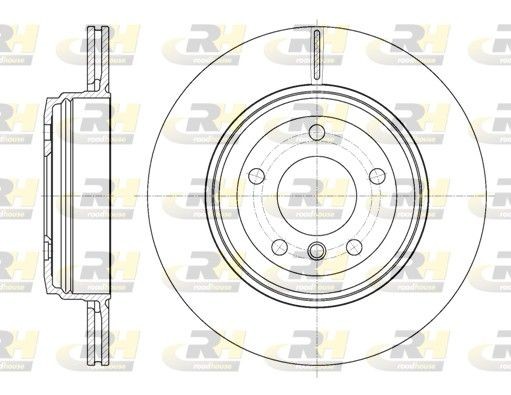 ROADHOUSE Brake disc 6654.10 BMW 2 Series ROADHOUSE brake discs 665410
