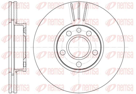 KAWE Bremseskive 6660 10 6660 10 Bremseskiver KAWE FORD PUMA