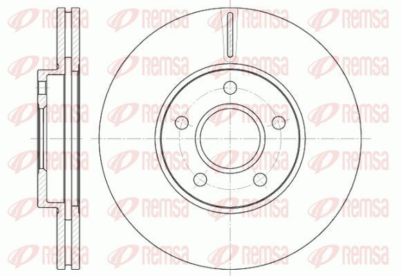 KAWE Brzdový kotouč 6662 10 Brzdové kotúče KAWE Ford StreetKA 6662 10