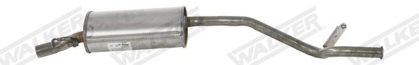 WALKER Πίσω σιλανσιέ 21619 Τελικά σιλανσιέ WALKER Fiat MULTIPLA 21619