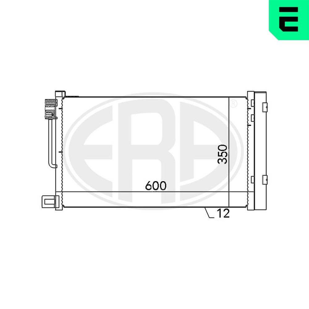 ERA Condensor voor airco 667010 Airconditioning condensor ERA BERLINGO 667010 goedkoop