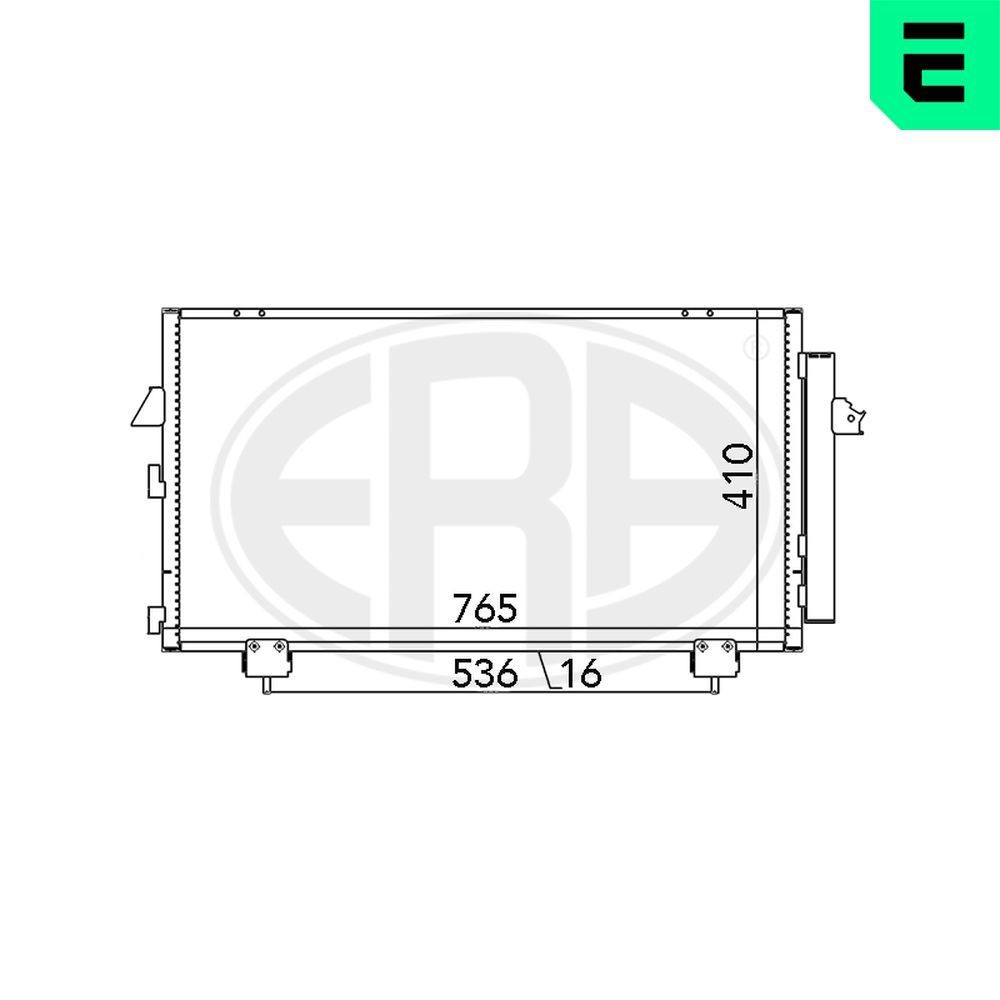ERA Condensatore climatizzatore 667036 667036 Radiatore aria condizionata MAZDA PREMACY ERA costo
