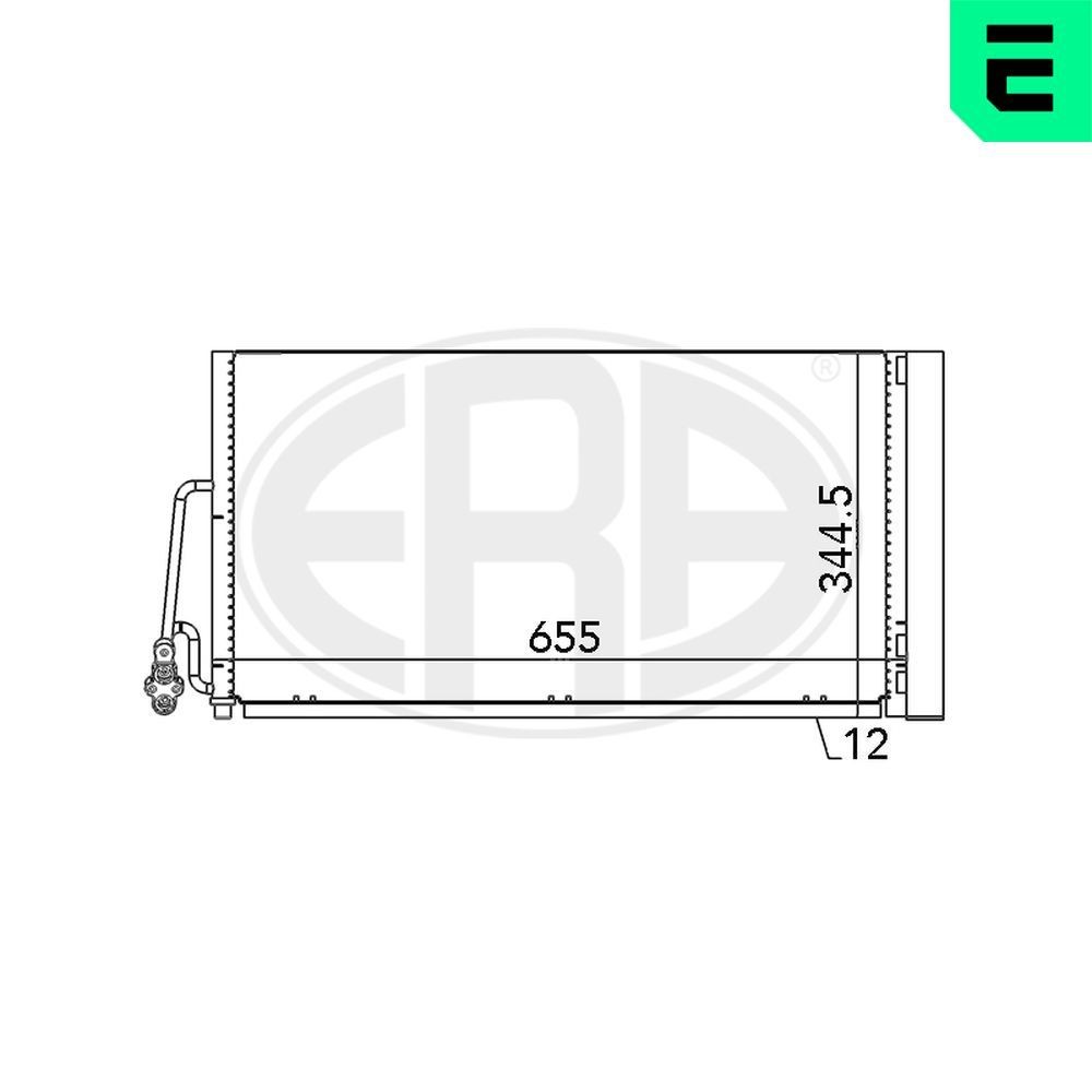 ERA Lauhdutin, ilmastointilaite 667090 Mini r52 ilmastoinnin lauhdutin ERA 667090
