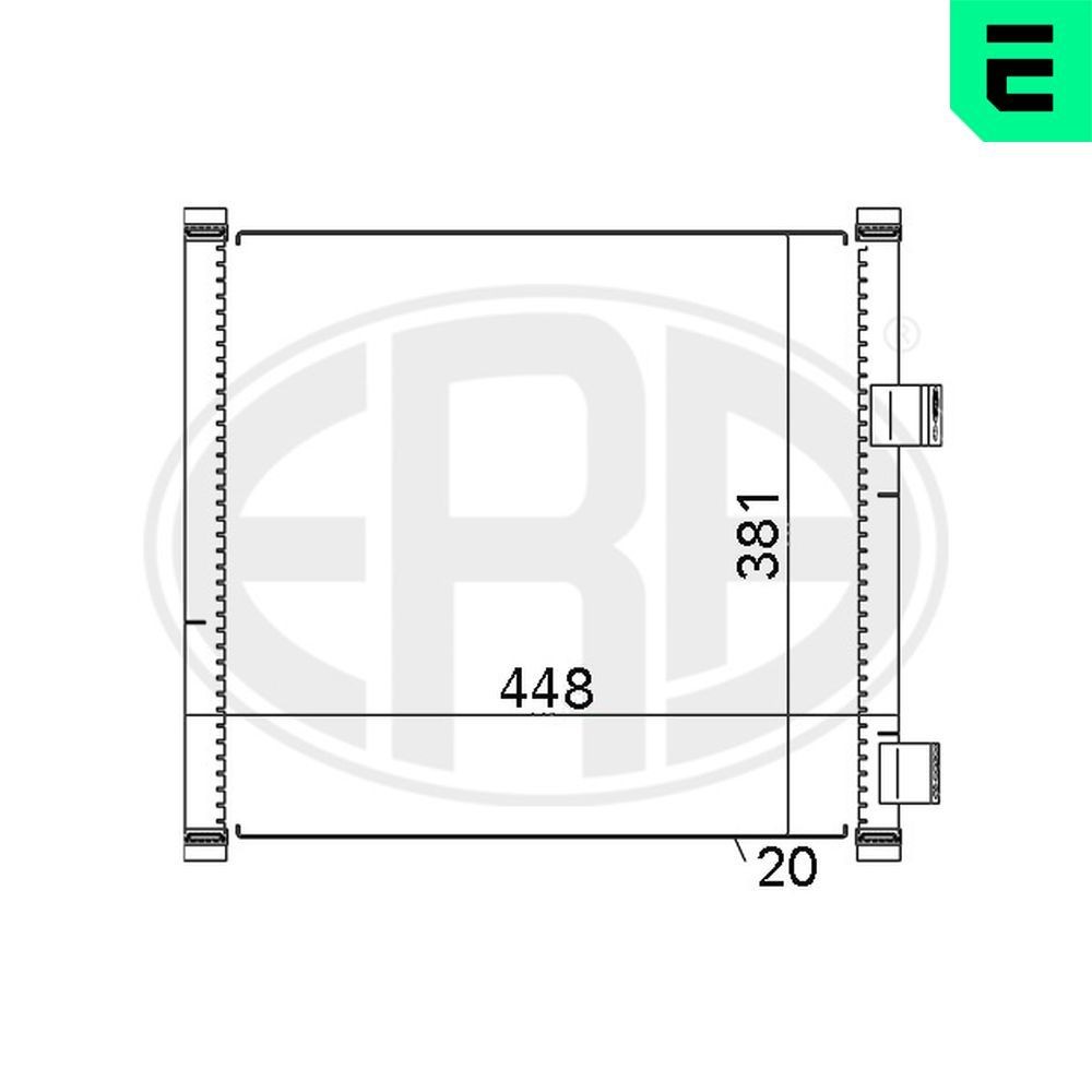 Condensatore climatizzatore ERA 667092 ERA 667092 costo Radiatore aria condizionata Ford KA 1999