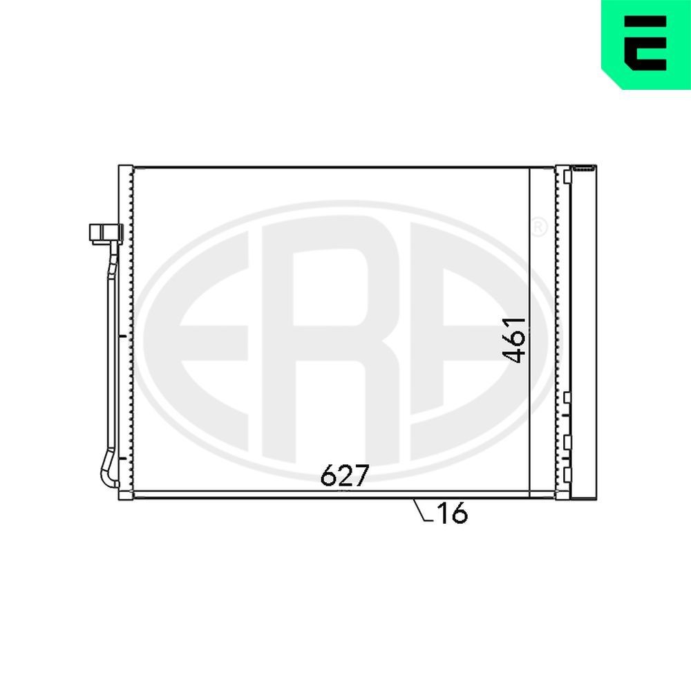 ERA Condensor voor airco 667102 ERA Airco-koeler KIA 667102