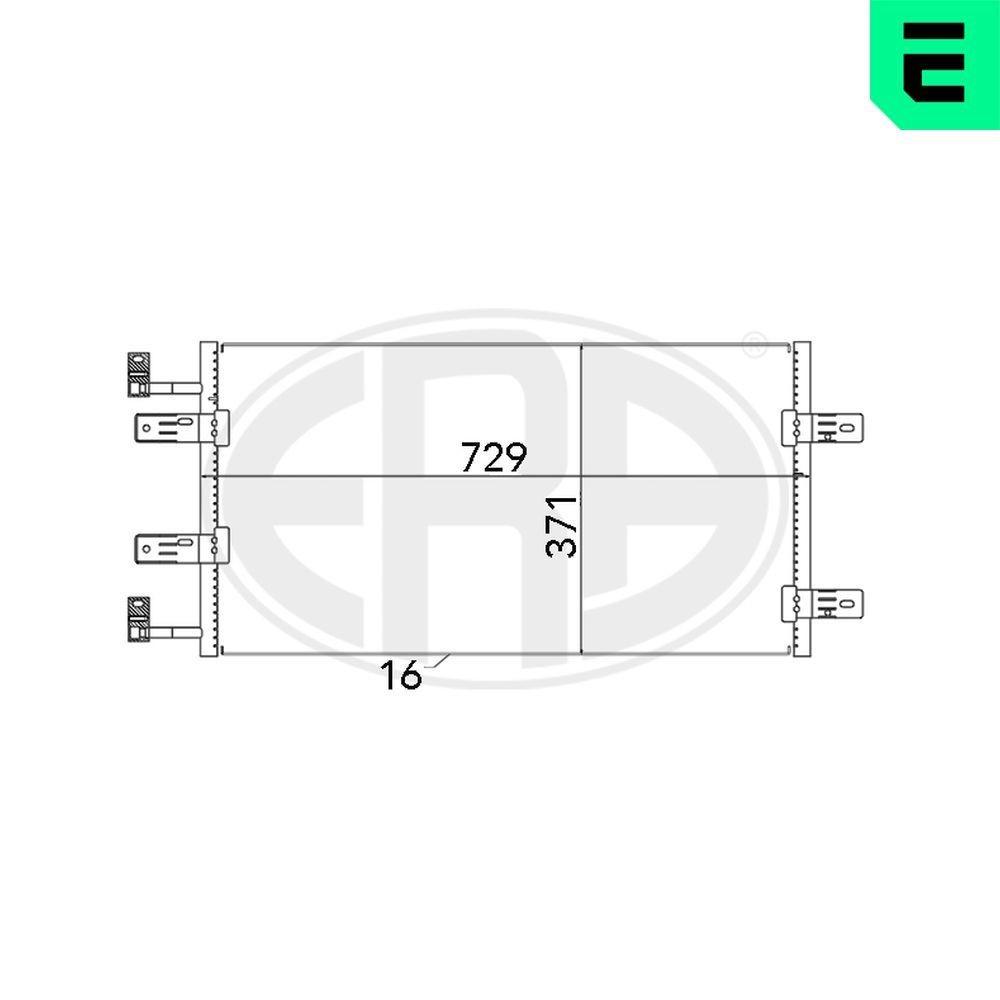 ERA Condensatore climatizzatore 667137 667137 Radiatore aria condizionata CITROËN BERLINGO ERA costo