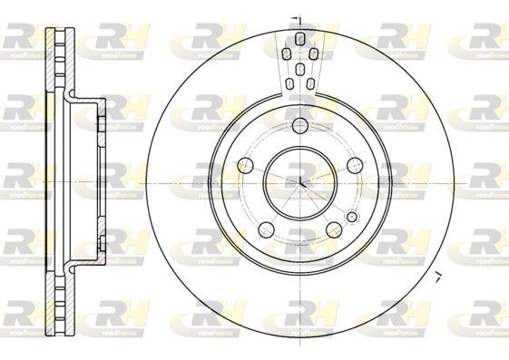 ROADHOUSE Brzdový kotouč 6679.10 Kotúče ROADHOUSE GLA 6679.10 lacné