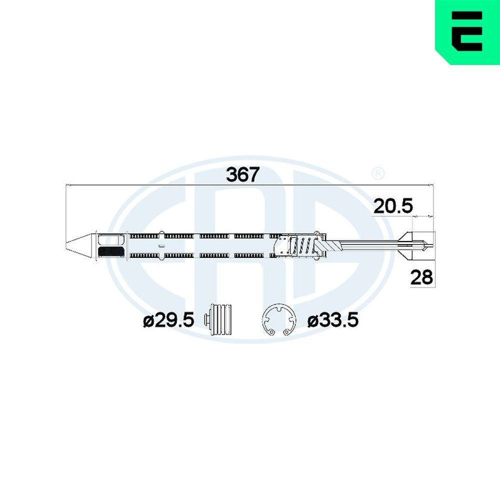 ERA Vysúżač klimatizácie 668013 668013 Osuszacz klimatyzacji NISSAN MICRA ERA
