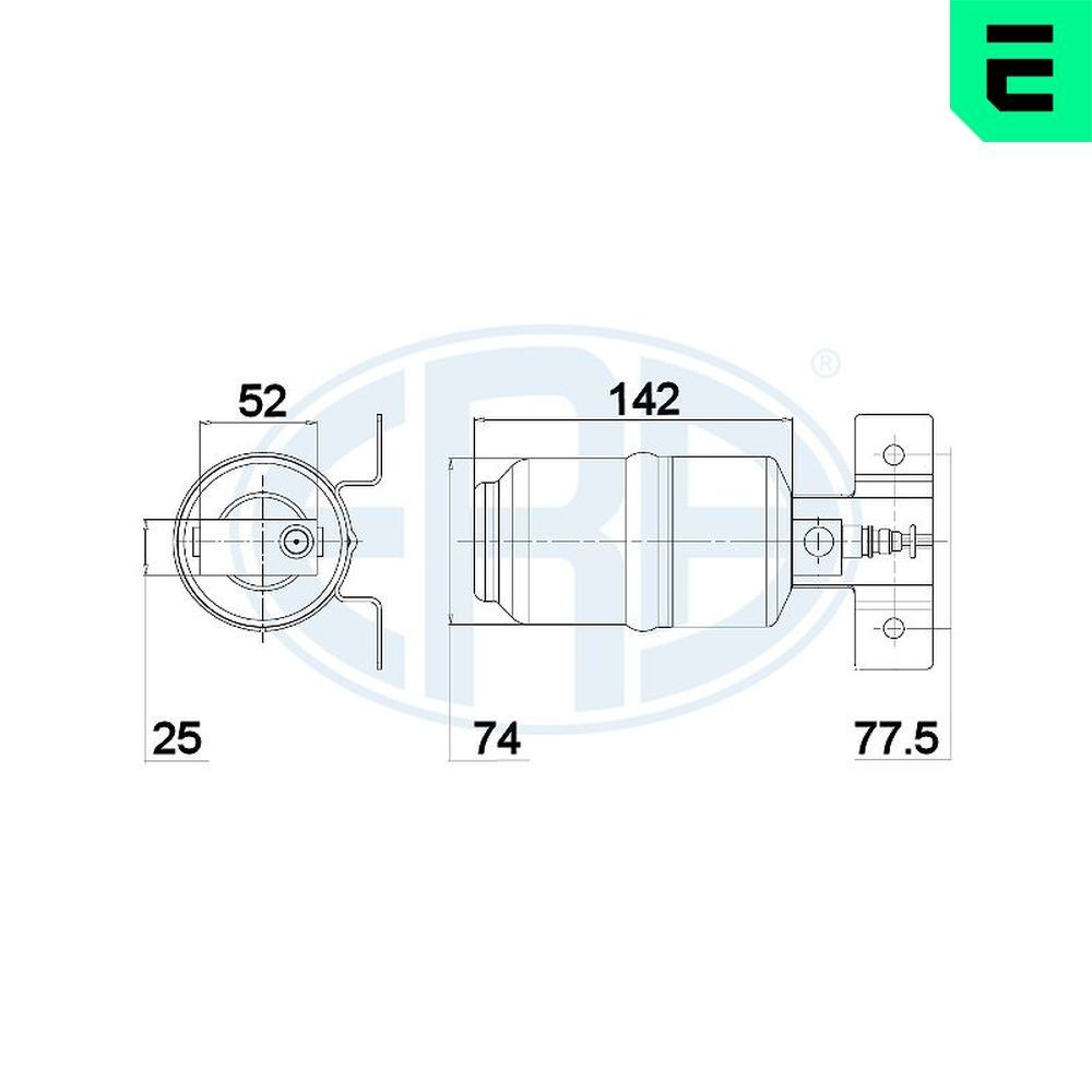 ERA Αφυγραντήρας, σύστ. κλιματισμού 668028 Afigrantiras HONDA ERA 668028