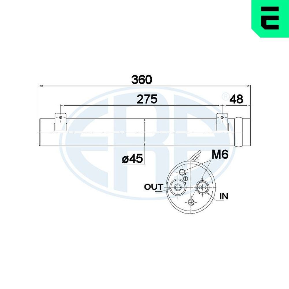 ERA Vysúżač klimatizácie 668030 Osuszacz klimatyzacji ERA HYUNDAI 668030