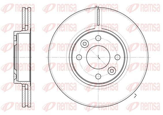 KAWE Bremseskive 6683 10 6683 10 Sports bremseskiver KAWE RENAULT SCÉNIC