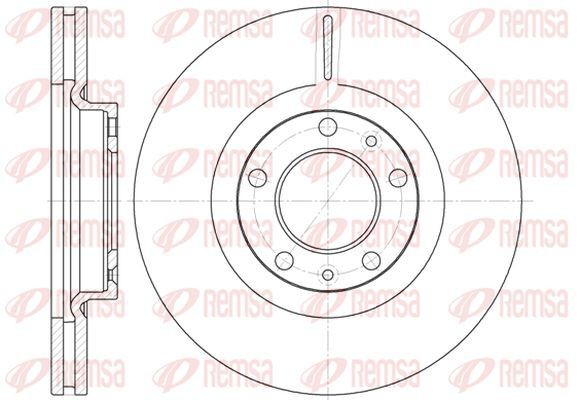 KAWE Bromsskiva 6693 10 6693 10 KAWE bromsskiva PEUGEOT 508