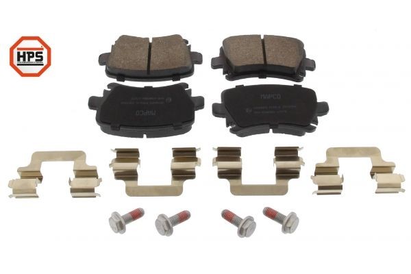 MAPCO Kit pastiglie freni 6696HPS 6696HPS MAPCO Pastiglie freno sportive SEAT prezzo