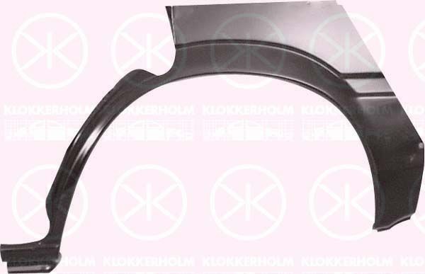 KLOKKERHOLM Kylkipaneeli 6706582 Subaru Legacy BG5 pyöräkotelo KLOKKERHOLM 6706582