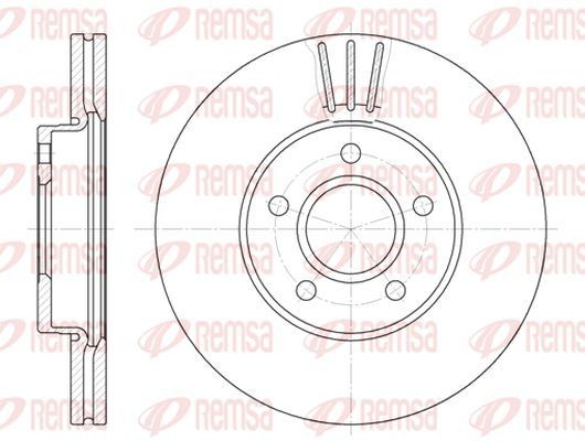 KAWE Bremseskive 6710 10 6710 10 KAWE Sports bremseskiver Volvo billig
