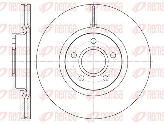 KAWE Bremseskive 6711 10 Bremseskive KAWE Ford PUMA 6711 10