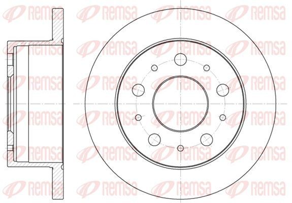 KAWE Piduriketas 6741 00 Sport pidurikettad KAWE Peugeot 207 6741 00