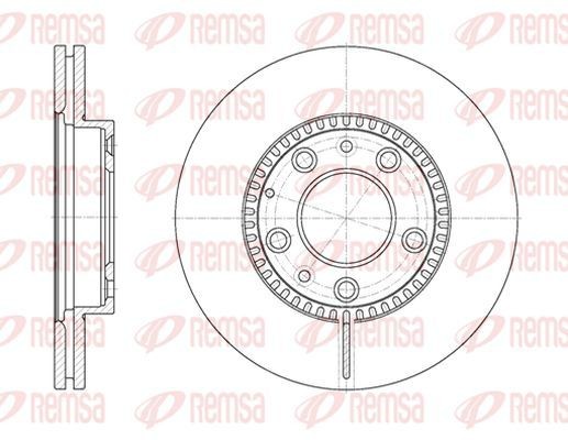KAWE Remschijf 6767 10 Mazda XEDOS Remschijven set KAWE 6767 10
