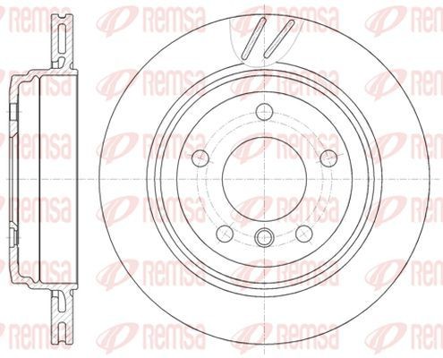 KAWE Disque de frein 6772 10 BMW X5 Disques KAWE 6772 10