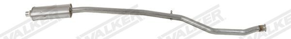 WALKER Mellempotte 22943 Resonator udstødning WALKER Land Rover DISCOVERY 22943