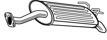 WALKER Marmitta 22964 22964 costo Marmitta posteriore WALKER HONDA CIVIC