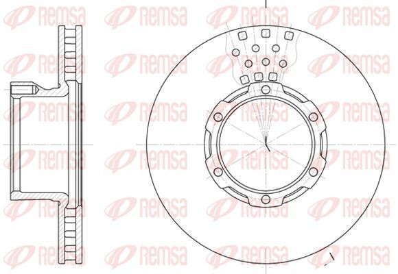KAWE Piduriketas 6821 10 Sport pidurikettad KAWE Mercedes-Benz B-klass 6821 10