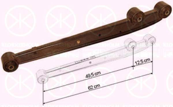 KLOKKERHOLM Braccio oscillante, sospensione ruota 6830822 6830822 Braccetto KLOKKERHOLM Citroën