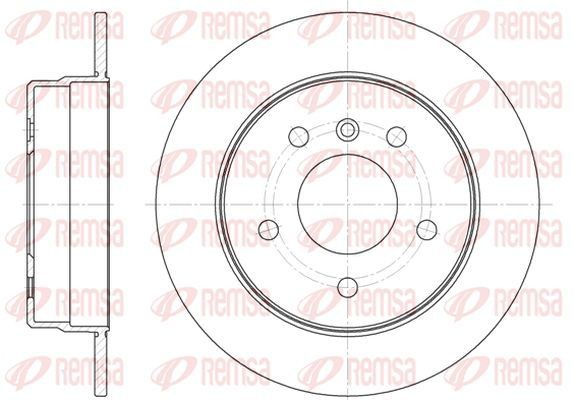KAWE Bromsskiva 6831 00 6831 00 KAWE bromsskivor sport Mercedes VITO