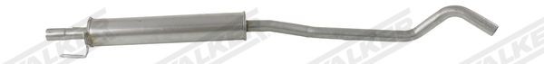 WALKER Panela de escape central 23254 WALKER 23254 Panela de escape central OPEL Corsa C Van (X01) 1.7 DI 16V (F08, W5L) 65 cv 2000