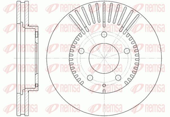 KAWE Bremseskive 6840 10 Bremseskive KAWE Mazda 6 6840 10