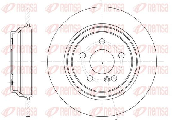 KAWE Piduriketas 6864 00 Sport pidurikettad KAWE Mercedes-Benz B-klass 6864 00