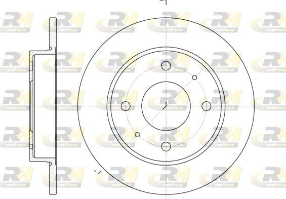 ROADHOUSE Bremseskive 6879.00 6879.00 ROADHOUSE Bremseskiver Mitsubishi billige