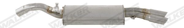 WALKER Rear silencer 70605 VW POLO WALKER exhaust silencer 70605
