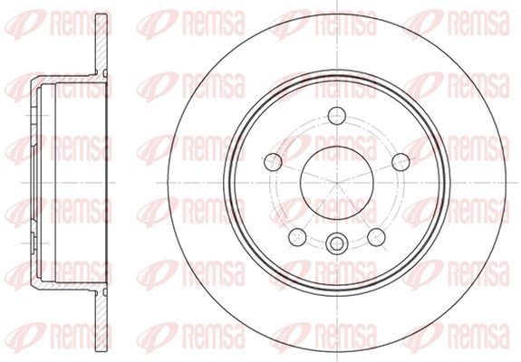 KAWE Brzdový kotouč 6914 00 Brzdové kotúče KAWE LAND CRUISER 6914 00 lacné