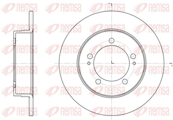 KAWE Piduriketas 6918 00 Sport pidurikettad MITSUBISHI KAWE 6918 00