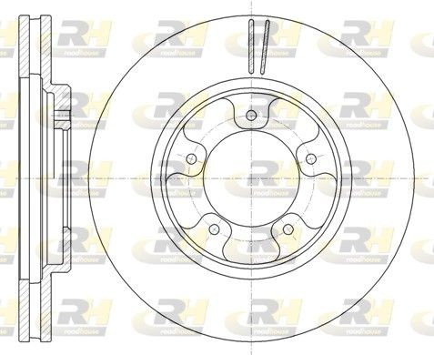 ROADHOUSE Δισκόπλακα 6939.10 6939.10 Δισκόπλακες ROADHOUSE TOYOTA 4 RUNNER
