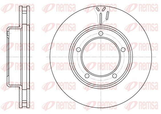 KAWE Piduriketas 6945 10 6945 10 Sport pidurikettad TOYOTA AURIS KAWE