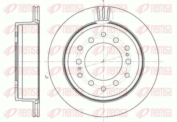 KAWE Bremseskive 6956 10 6956 10 Sportsbremseskiver TOYOTA AURIS KAWE