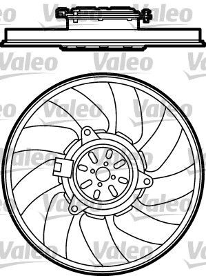 VALEO Koelventilator 696026 Motor ventilator VALEO VIVARO 696026 goedkoop