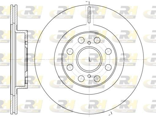ROADHOUSE Δισκόπλακα 6961.10 Δίσκοι φρένων ROADHOUSE Toyota 4 RUNNER 6961.10