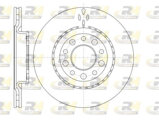ROADHOUSE Disque de frein 6966.10 Alfa Romeo 155 Disque ROADHOUSE 6966.10