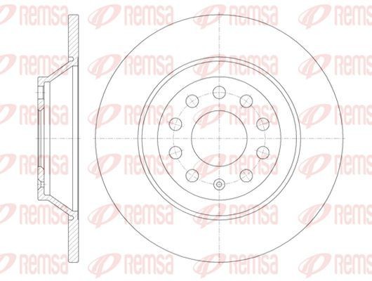 KAWE Δισκόπλακα 6969 00 Δισκόπλακες KAWE Audi A3 6969 00