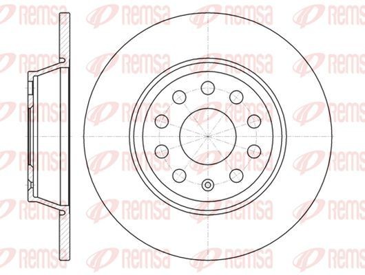 KAWE Brzdový kotouč 6973 00 Športové brzdové kotúče KAWE Volkswagen TIGUAN 6973 00