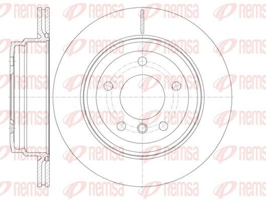 KAWE Disque de frein 6977 10 6977 10 Disque BMW X5 KAWE