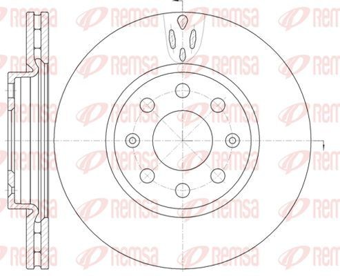 KAWE Bremseskive 6981 10 Skivebremser OPEL KAWE 6981 10