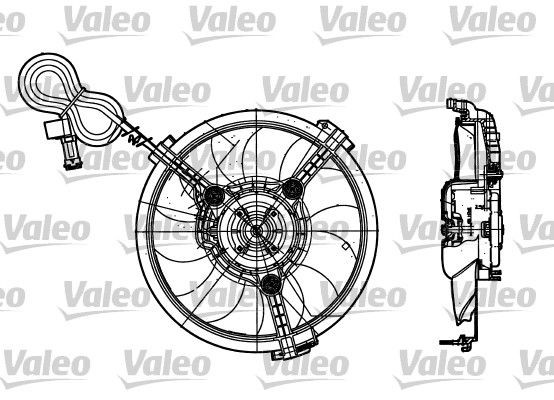 VALEO Radiatora ventilators 698182 Radiatora ventilators VALEO PASSAT 698182 lēti