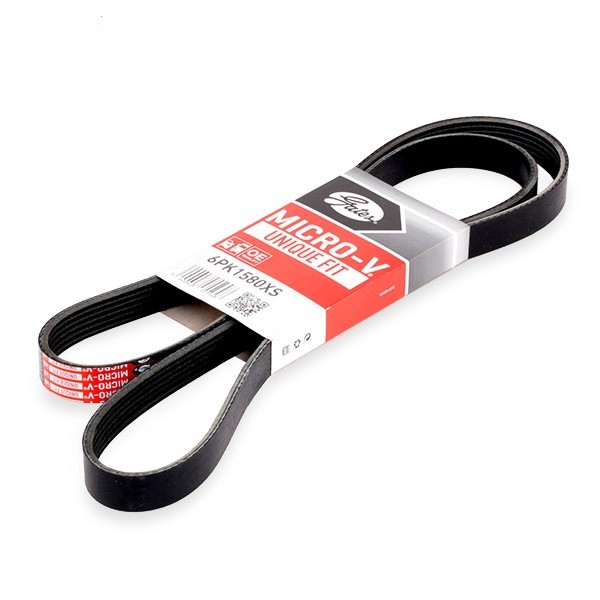 GATES Kilerem 6PK1580XS GATES 6PK1580XS Seat Exeo Sedan Ribrem originale pris