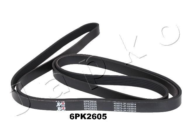 JAPKO Ozubený klinový remeň 6PK2605 6PK2605 Ozubený klinový remeň JEEP COMMANDER JAPKO