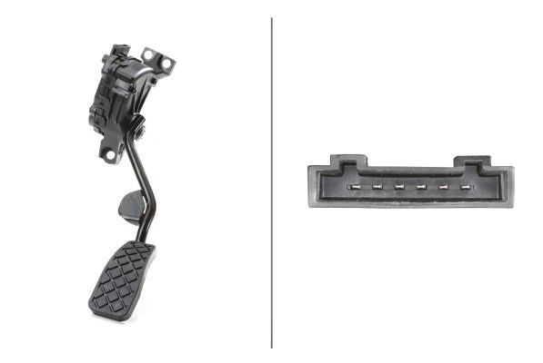 HELLA Sensor, kjørepedalstilling 6PV 007 770-701 Sensor, gasspedalstilling HELLA Mercedes-Benz M-Klasse 6PV 007 770-701
