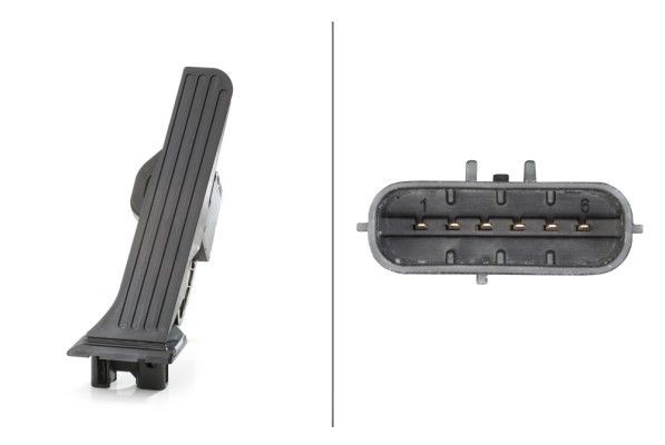 HELLA Αισθητήρας, θέση του πεντάλ γκαζιού 6PV 008 890-711 HELLA 6PV008890-711 Αισθητήρας, θέση πεντάλ Seat Toledo 1M2 τιμες